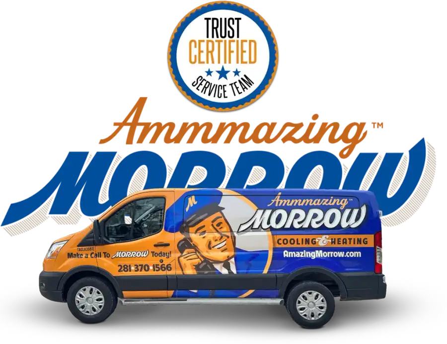 Amazing Morrow Trust Certified van and brand lockup